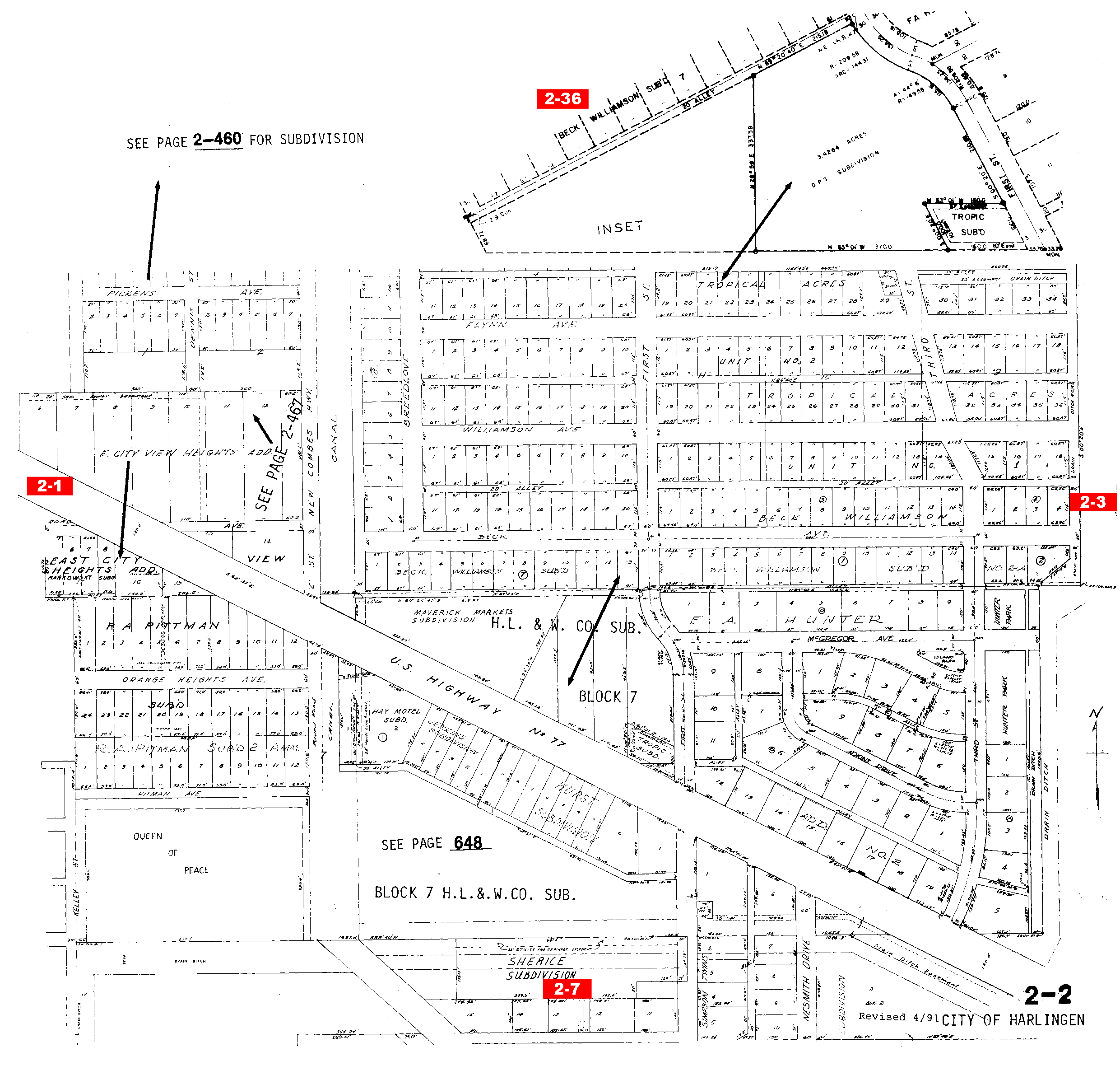 Harlingen Geographical Index